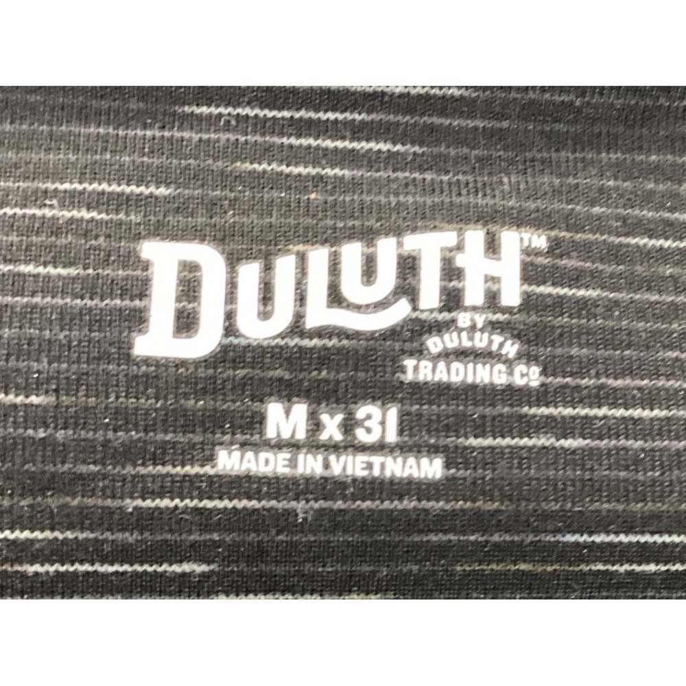 Duluth Trading Co Womens Yoga Pants Black Gray Supplex Lycra M x 31 Athletica - Picture 3 of 7